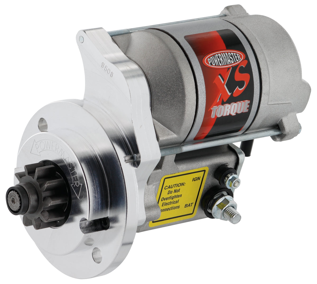 Powermaster XS Torque Starter for Ford Flathead French Block, Aluminum Flywheel, Black 9508B