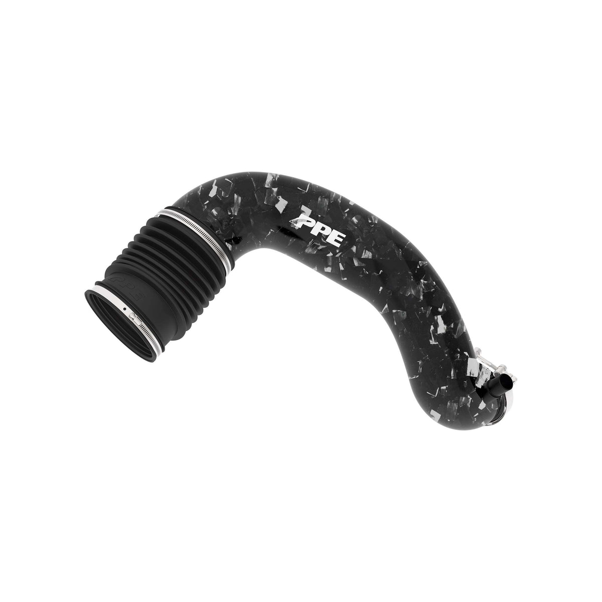 PPE Diesel 2006-2010 GM 6.6L Duramax LBZ/LMM Zilla Carbon Fiber Turbo Inlet Upgrade Kit - Forged Carbon 115004070