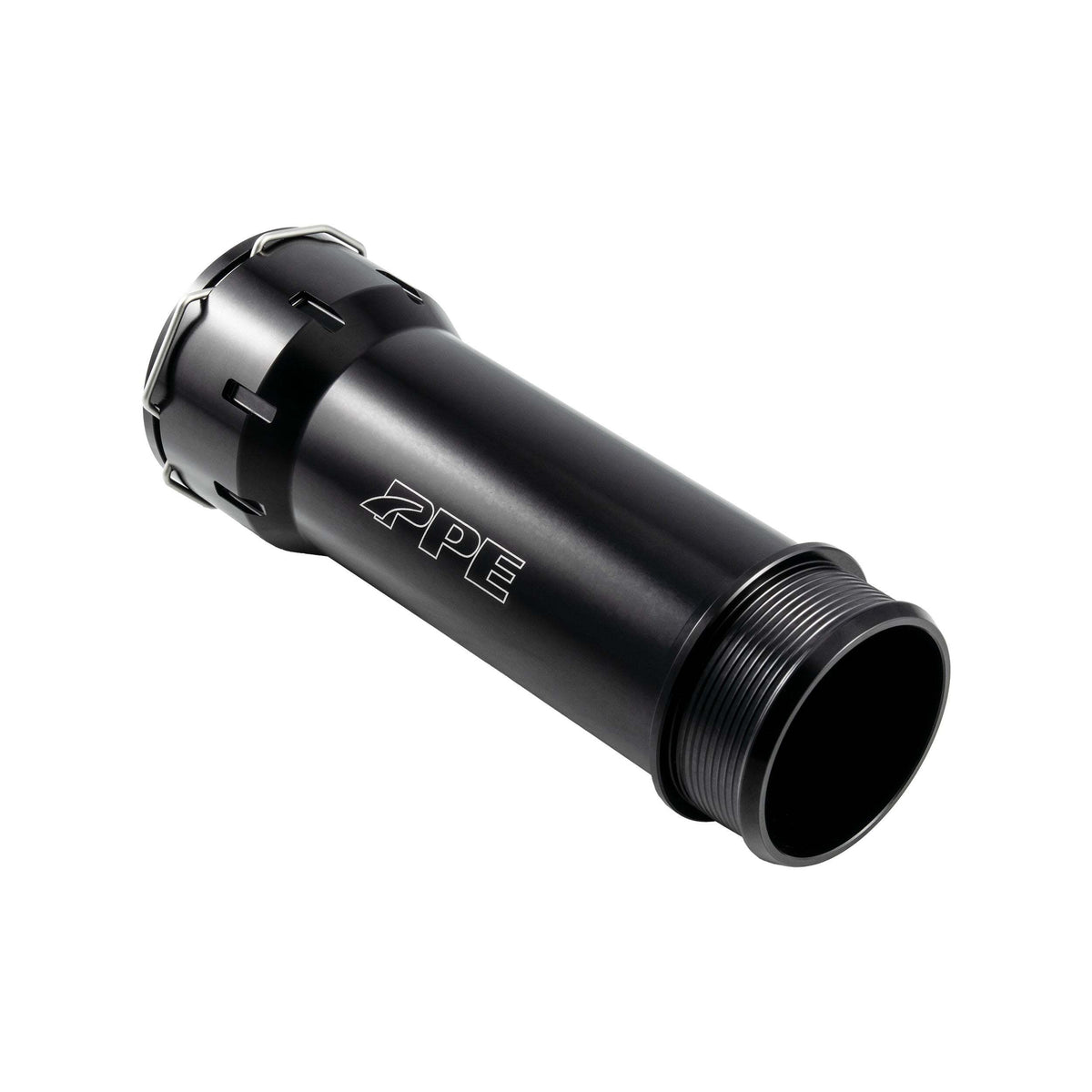 PPE Diesel 2020-2026 GM 3.0L Duramax Turbo Resonator Delete - Fully CNC Machined Billet - Black 115020420