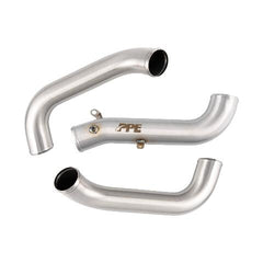 PPE Diesel Charge Air Pipe Kit - GM 6.6L Duramax L5P 2017-2019 - Brushed  115026010