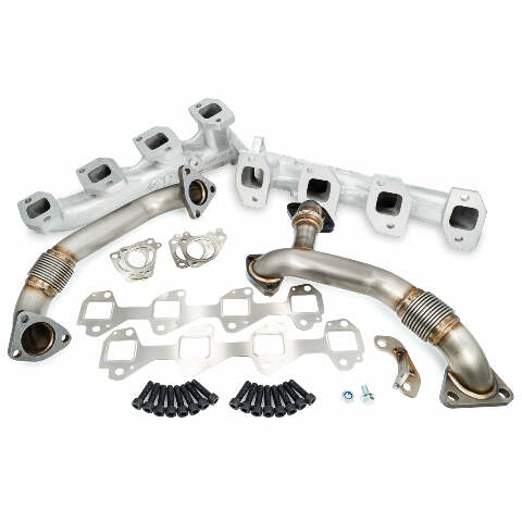 PPE Diesel Manifolds and Up-Pipes GM 2006-2007 Y Pipe LLY/LBZ - Silver 116111635