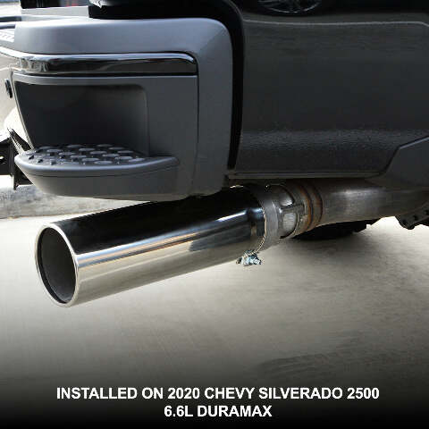 PPE Diesel 2015-2023 GM 6.6L Duramax 304 Stainless Steel Exhaust Tip (Black) 117025020