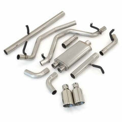 PPE Diesel Exhaust Cat Back w/tips Raw/Pol 09-13 117033020