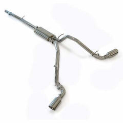 PPE Diesel Exhaust Cat Back w/tips Raw/Pol 09-13 117033020
