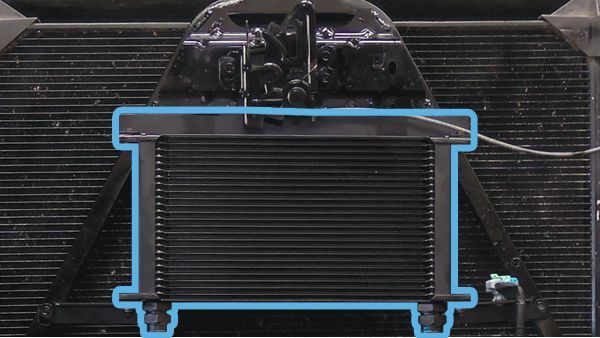 PPE Diesel Perf Trans Cooler 03-05 GM 6.6L Allison 1000 Purple Clips  124060300