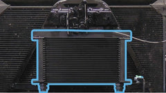 PPE Diesel Perf Trans Cooler 03-05 GM 6.6L Allison 1000 Purple Clips  124060300