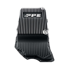 PPE Diesel 2024-2026 GM 6.6L L8T Gas 10L1000 Heavy-Duty Cast Aluminum Transmission Pan - Brushed 128052410