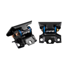 PPE Diesel 1999-2013 GM Pickup/SUV 4.8L/5.3L/6.0L/6.2L Gas Engine Mount Kit with Silicone Bushings - 40A Hardness - Blue (Smooth / Street) 168037140