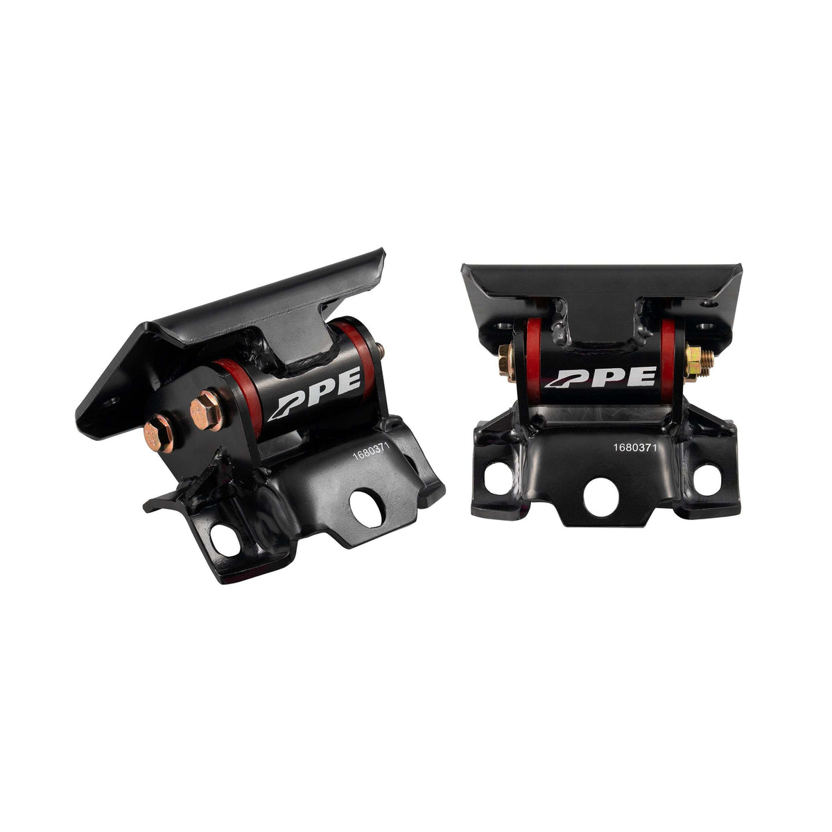 PPE Diesel 1999-2013 GM Pickup/SUV 4.8L/5.3L/6.0L/6.2L Gas Engine Mount Kit with Silicone Bushings - 70A Hardness - Red (Race / Competition) 168037170