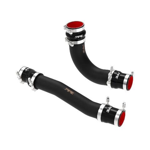 PPE Diesel 10-12 Dodge RAM Cummins 6.7L Intercooler Charge Pipe Kit - Stainless Steel-Black  215021620