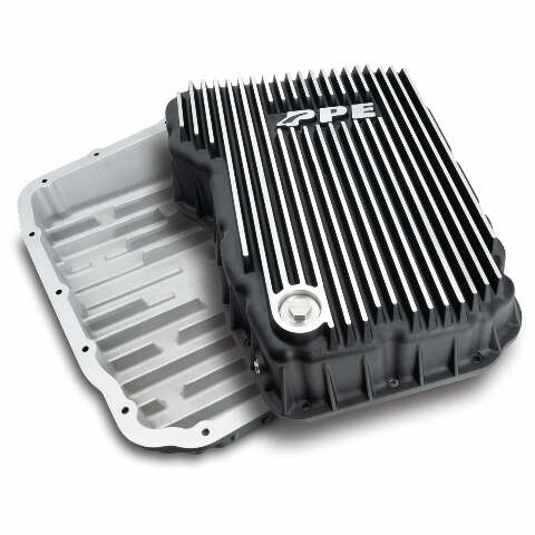 PPE Diesel 2007-2022 Ram Pickup 2500 w/ 68RFE Transmission Heavy-Duty Cast Aluminum Transmission Pan Brushed 228052110