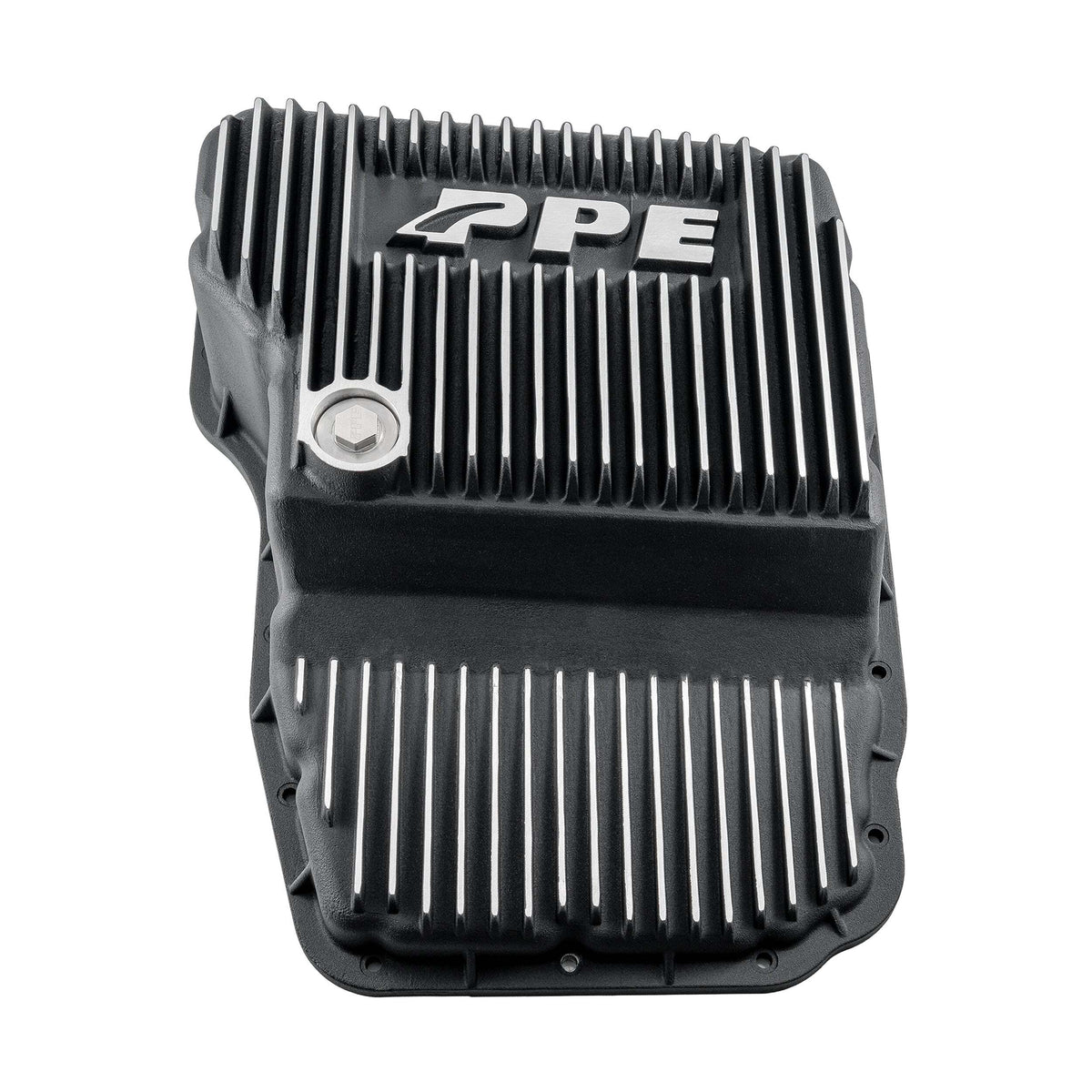 PPE Diesel 2011-2018 RAM 1500/2500/3500, 2010-2013 Jeep Grand Cherokee 65RFE/66RFE Heavy-Duty Cast Aluminum Transmission Pan - Brushed 228052310