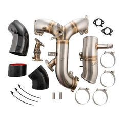 PPE Diesel Turbo Inlet and Intake Manifold Kit - Ford 6.7L Powerstroke 2020-2025 - Brushed  315054010