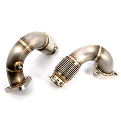PPE Diesel 11-14 Pickup/11-16 Chassis Cab Ford 6.7L Power Stroke High-Flow Up-Pipes-Stainless Steel  316119511