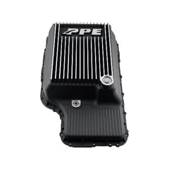 PPE Diesel 10R140 Deep Transmission Pan SuperDuty Gas 20-25 - Step Bottom - Brushed  328053410