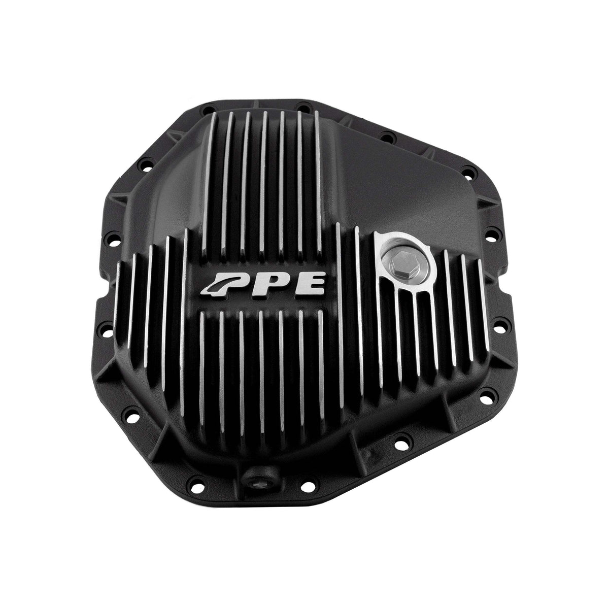 PPE Diesel 2017-2026 Ford Super Duty Dana M300 14-Bolt Heavy-Duty Cast Aluminum Rear Differential Cover - Brushed 338051810