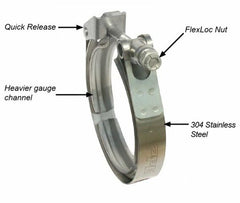 PPE Diesel 3.0 Inch V Band Clamp Quick Release  517130000