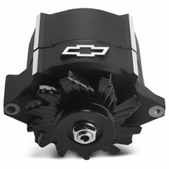 PROFORM 100 AMP SLANT-EDGE ALTERNATOR RAISED BOWTIE EMBLEM BLACK CRINKLE 141-146