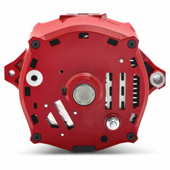 PROFORM 100 AMP SLANT-EDGE ALTERNATOR, RAISED BOWTIE EMBLEM, RED 141-150