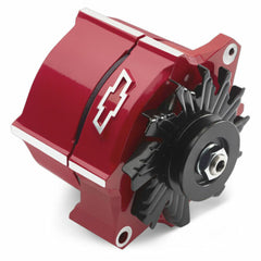PROFORM 100 AMP SLANT-EDGE ALTERNATOR, RAISED BOWTIE EMBLEM, RED 141-150