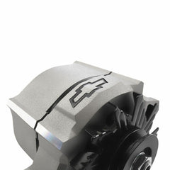PROFORM 100 AMP SLANT-EDGE ALTERNATOR RECESSED BLACK BOWTIE EMBLEM CAST GRAY CRINKLE 141-153