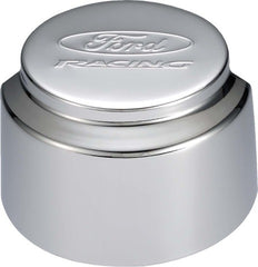 PROFORM 302-235 Engine Valve Cover Breather; 3 In Dia; Ford Logo; Push-In Style w/Hood; Chrome