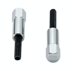PROFORM 302-315 Engine Valve Cover Mini Nuts; Aluminum; Chrome; Ford Logo; Studs Included; 4Pc