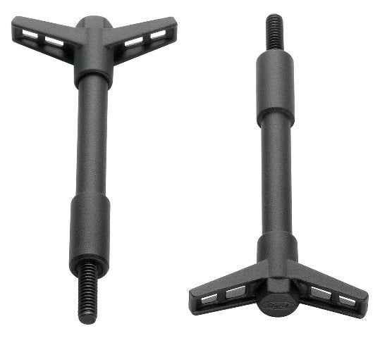 PROFORM 302-326 Engine Valve Cover Wing Nuts; Steel; Black; Ford Logo; 1/4-20 Thread; 4 Pack