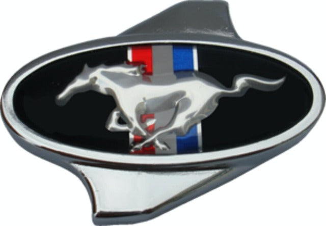 PROFORM 302-337 Carburetor Air Cleaner Center Nut; Ford Mustang Pony Logo; 1/4 -20 Thread;Chrome