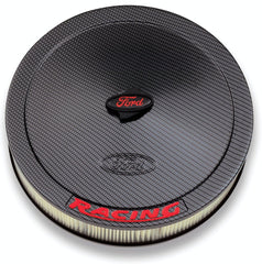 PROFORM 302-354 Air Cleaner Kit Carbon-Style Red Ford Racing Emblem 13 In. Diameter