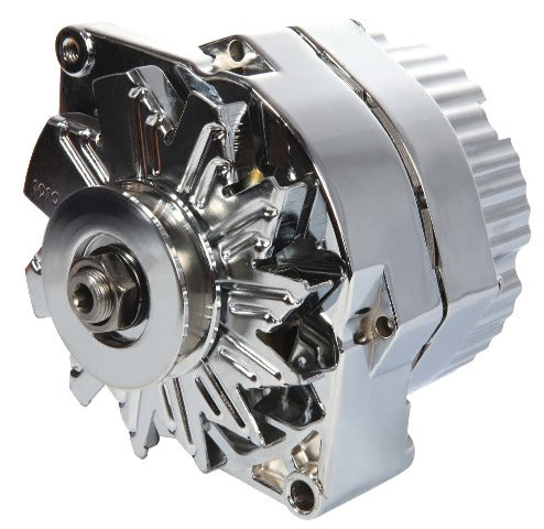 PROFORM 66445.6N Alternator; 60 AMP; GM 1 Wire Style; Machined Pulley; Chrome Finish; 100% New