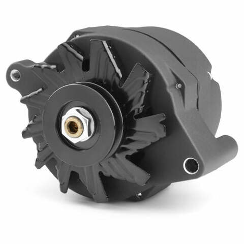 PROFORM 66448.1F Ford Black Crinkle Alternator, 1-Wire 105 Amp