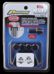 PROFORM 66751 Wedge-Locking Header Bolts; Hex Head; 3/8 dia. X 3/4in Black Oxide; 12 Pcs