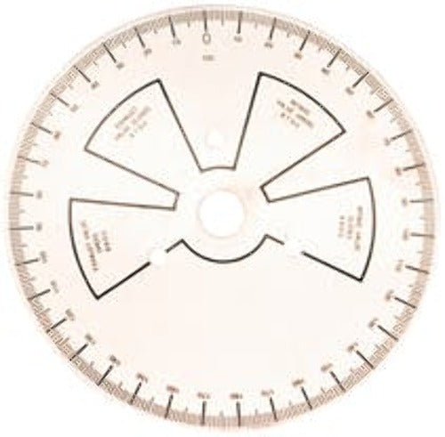 PROFORM 66791 Camshaft Degree Wheel; 9 Inch Diameter; With Instructions