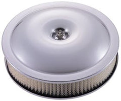 PROFORM 66809 Engine Air Cleaner Assembly 14 In. Dia; Aluminum; Clear Anodized; Paper Filter