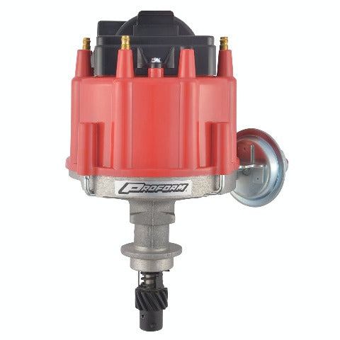 PROFORM 67093 HEI Distributor; Built-In Coil; Red Cap; Pontiac/Chevy 4 Cy 151CI Engines