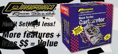 PROFORM 67305 Black Race Series Carburetor; 1050 CFM, Mechanical Secondary, Black and Purple