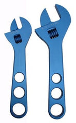 PROFORM 67729 Adjustable AN Wrench Set; One Fits -3AN to -8AN; One Fits -10AN to -20AN; Blue