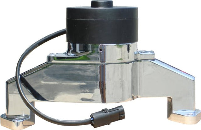 PROFORM 68230C Electric Engine Water Pump; Aluminum; Chrome Finish; Fits BB Chevy Engines