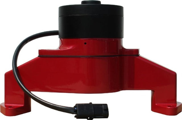 PROFORM 68230R Electric Engine Water Pump; Aluminum; Red Powder Coat; Fits BB Chevy Engines