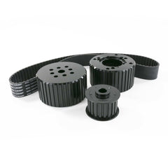 Top Street Performance 10090BK Short Water Pump Gilmer Style Pulley Kit, Black