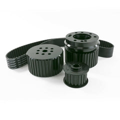 Top Street Performance 10091BK Long Water Pump Gilmer Style Pulley Kit, Black