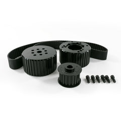 Top Street Performance 10097BK Gilmer Style Pulley Kit, Black