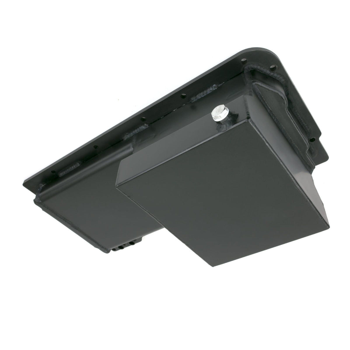 Top Street Performance 81004-BK-F Oil Pan - Fabricated Aluminum Front Sump 7-Quart - LS, Black