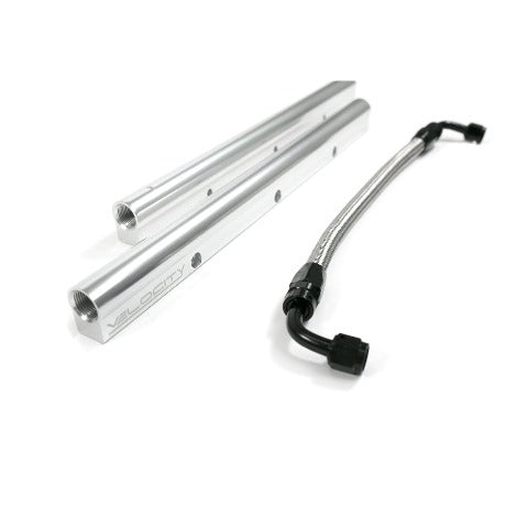 Top Street Performance 81009SL Ls3/Ls7 Billet Aluminum Fuel Rail Kit, Silver
