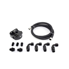Top Street Performance 81019 Universal Oil Filter Relocation Kit, Black