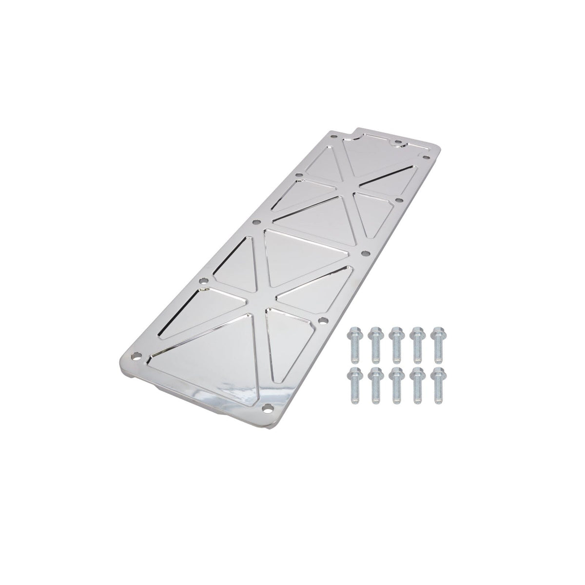 Top Street Performance 81044C LS2/LS3 Trussed Billet Aluminum valley Cover, Chrome
