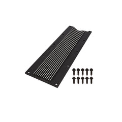 Top Street Performance 81045BK LS1/LS6 Finned Aluminum Engine Valley Cover, Black