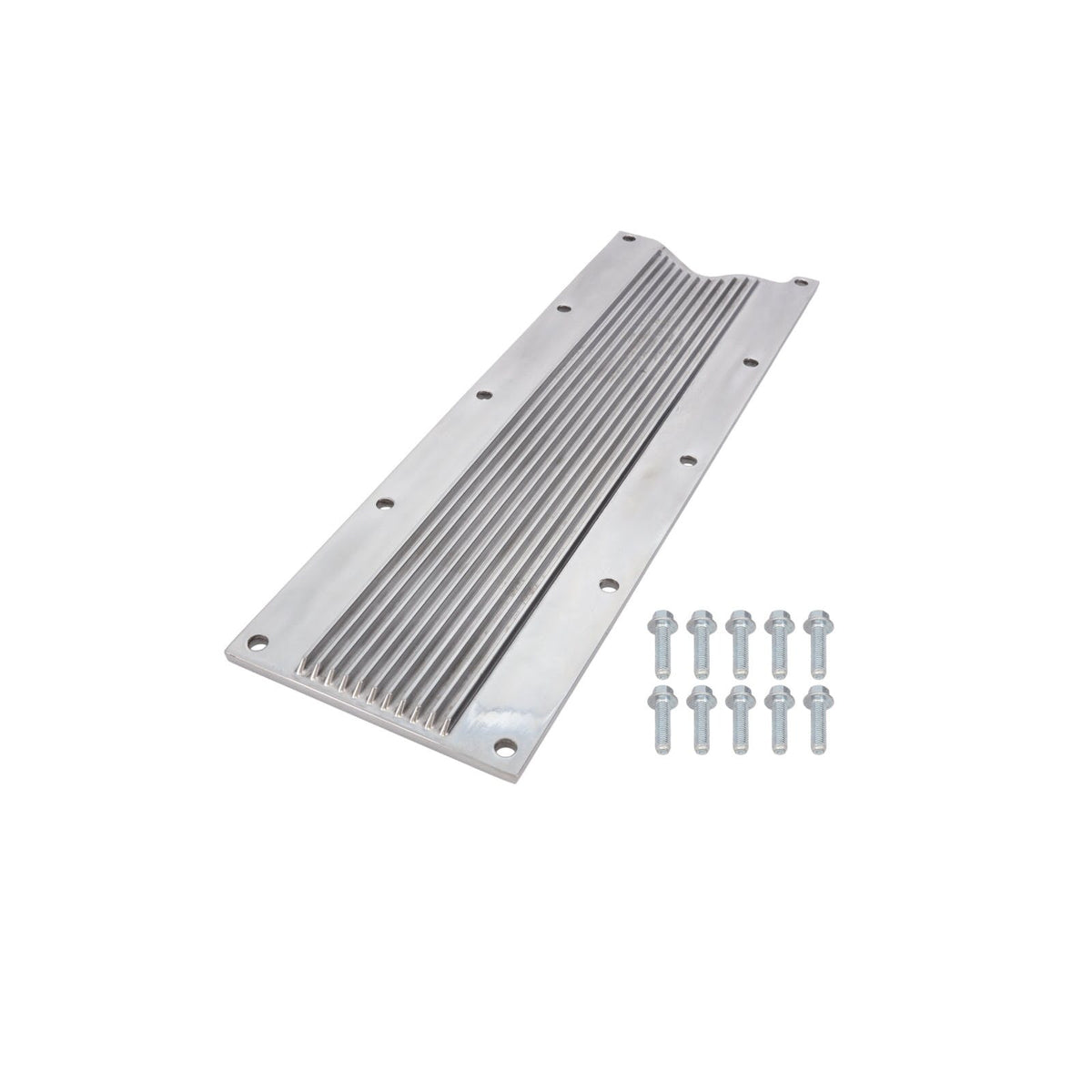 Top Street Performance 81045P LS1/LS6 Finned Aluminum Engine Valley Cover, Polished