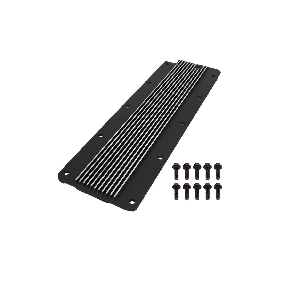 Top Street Performance 81046BK GM LS2/L3 Finned Valley Cover, Black
